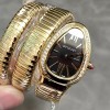BULGARI 불가리 세르펜티 투보가스 골드 다이아몬드 블랙다이얼 103002