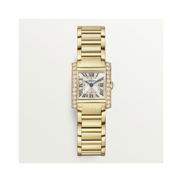 CARTIER 까르띠에 탱크 프랑세즈 워치 small 쿼츠 시계 WJTA0039