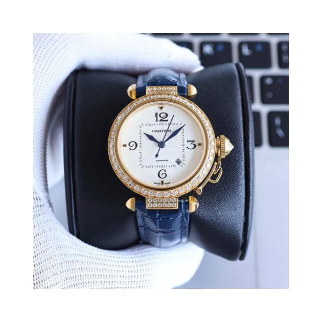 CARTIER 까르띠에  파샤 드 까르띠에 35MM 오토매틱 워치 WJPA0012 2COLOR 2COLOR
