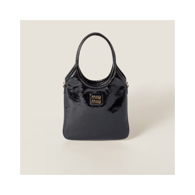MIUMIU 미우미우 나플락 페이턴트 가죽 아이비백 5BA281 2COLOR