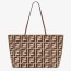 FENDI 펜디 FF 라피아 크로셰 토트백 8BH425