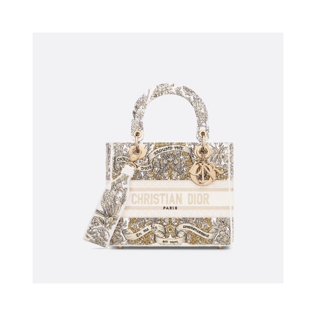 DIOR 디올 레이디백 디라이트 미듐 M0565