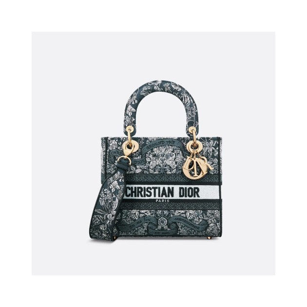DIOR 디올 레이디백 디라이트 미듐 M0565