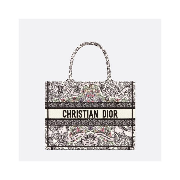 DIOR 디올 북 토트백 미듐 M1296