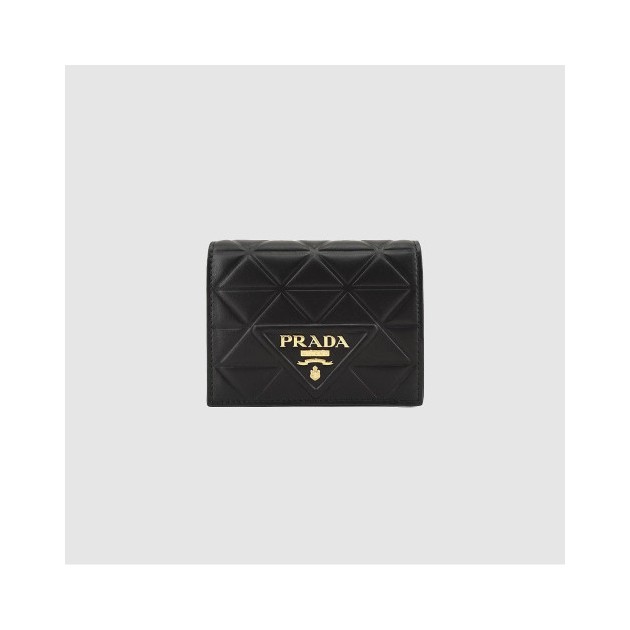 PRADA 프라다 모노크롬 카드지갑 1M0204