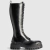 BALENCIAGA 발렌시아가 여성용 부츠 트랙터 콤뱃 부츠 763557