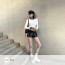 MIUMIU 미우미우 슬라브 긴팔 티셔츠