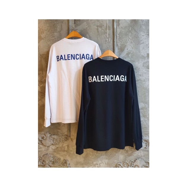 BALENCIAGA 발렌시아가 로고 옆트임 긴팔