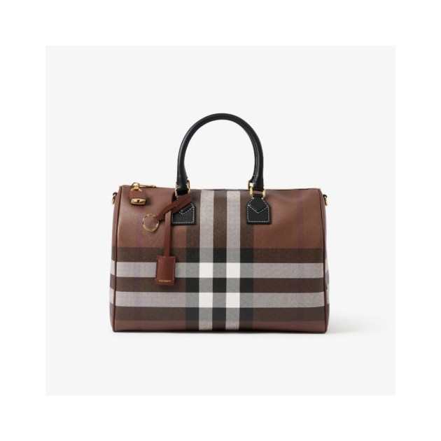 BURBERRY 버버리 미디엄 체크 볼링백 80696621