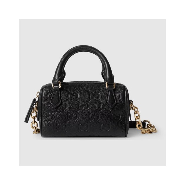 GUCCI 구찌 GG 엠블럼 울트라 미니 토트백 ‎815256