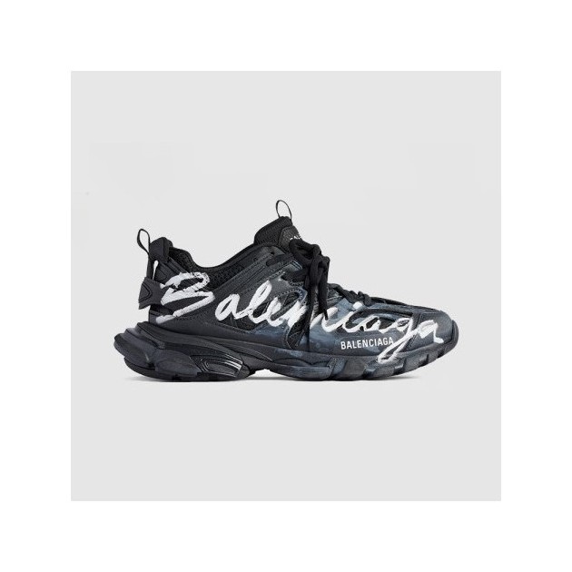 BALENCIAGA 발렌시아가 남성용 트랙 시그니처 스니커즈 542436