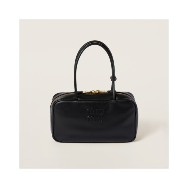 MIUMIU 미우미우 보 가죽 탑 핸들백 5BB172 3COLOR