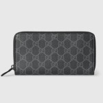 GUCCI 구찌 GG 엠블럼 지퍼 아라운드 지갑 821207 2COLOR