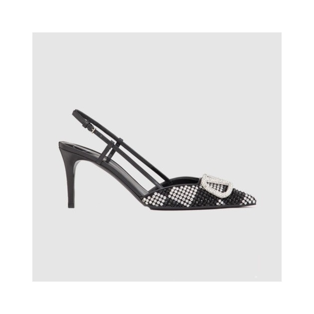 VALENTINO 발렌티노 여성용 스트랩 크리스털 힐