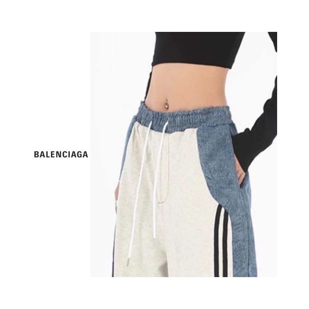 BALENCIAGA 발렌시아가 라인 배색바지