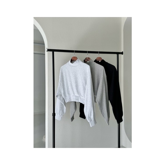 ALEXANDER WANG 알렉산더왕 하이넥 크롭 맨투맨