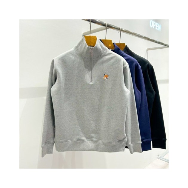 MAISON KITSUNE 메종키츠네 폭스헤드 하프집업