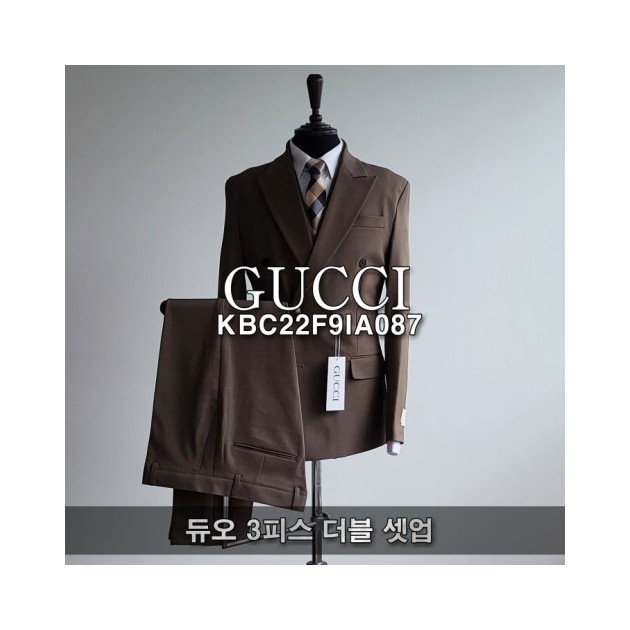 GUCCI 구찌 듀오 3피스 더블 셋업