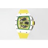 RICHARD MILLE 리차드밀 RM61-01 화이트 세라믹 1:1 베스트 에디션 옐로우 러버 스트랩 RMUL2