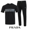 PRADA 프라다 다크 로고 나염 반팔 긴바지 셋트