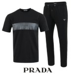 PRADA 프라다 다크 로고 나염 반팔 긴바지 셋트