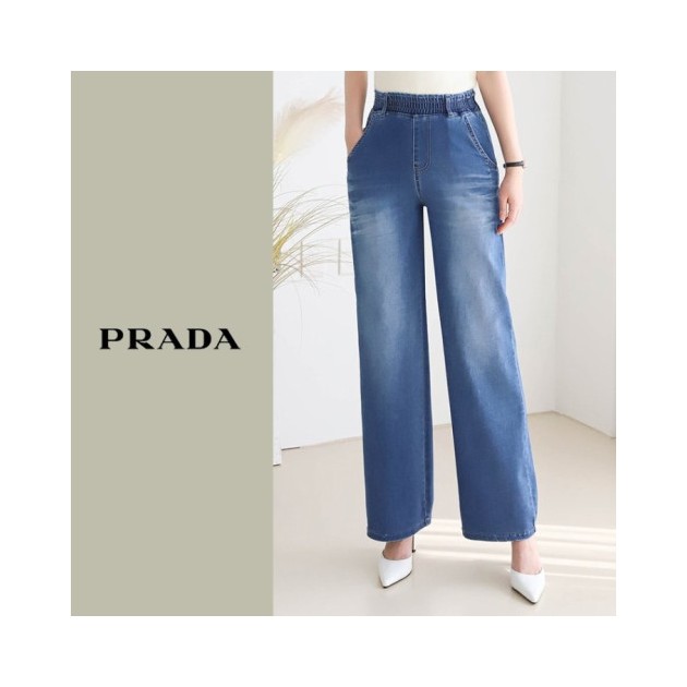 PRADA 프라다 밴딩 통 일자바지 2COLOR