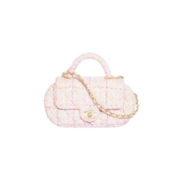 CHANEL 샤넬 핸들 백 트위드 AS4569