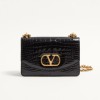 VALENTINO 발렌티노 가라바니 베인 크로커다일 레더 스몰 숄더백 2COLOR