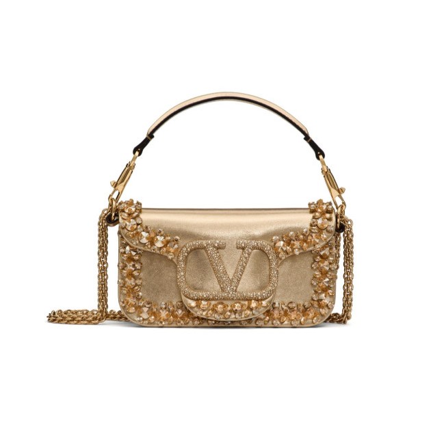 VALENTINO 발렌티노 Locò 크리스털 장식 숄더백