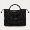 VALENTINO 발렌티노 올노트 우븐 가죽 쇼퍼백 2COLOR