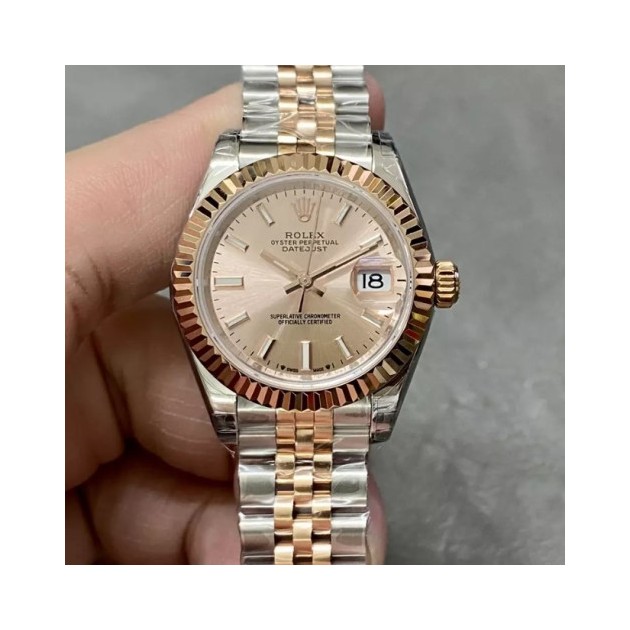 ROLEX 로렉스 레이디 데이저스트 RG 다이얼 콤비 28mm 279171