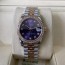 ROLEX 로렉스 여성용 데이저스트 바이올렛 다이얼 다이아베젤 콤비 SS/RG 31mm 278381