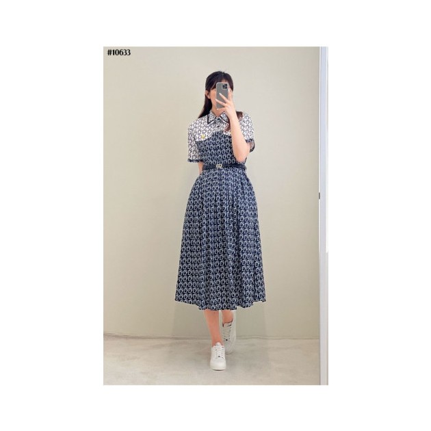 DIOR 디올 나염 원피스