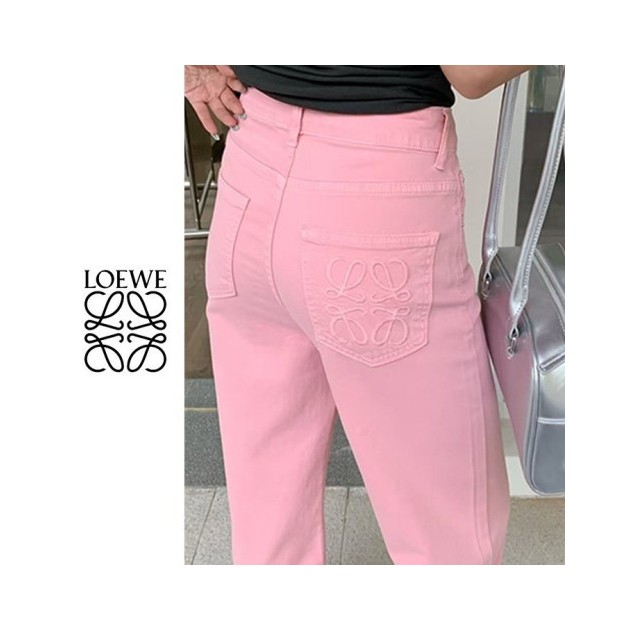 LOEWE 로에베 핑크 팝 팬츠