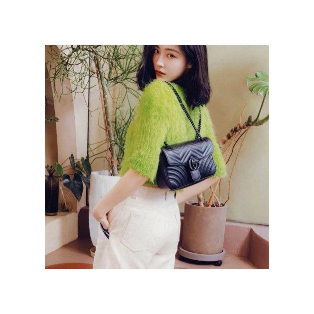 GUCCI 구찌 GG 마몽 마틀라세 숄더백 443497-5