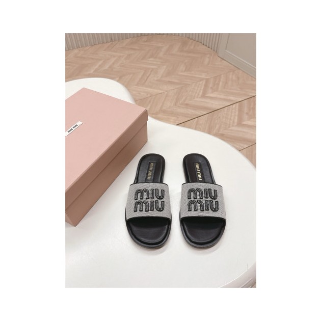 MIUMIU 미우미우 여성용 슬리퍼 M90473-1