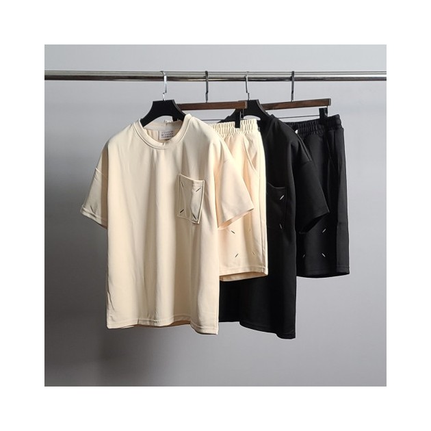 MAISON MARGIELA 메종마르지엘라 로고자수 트레이닝 세트