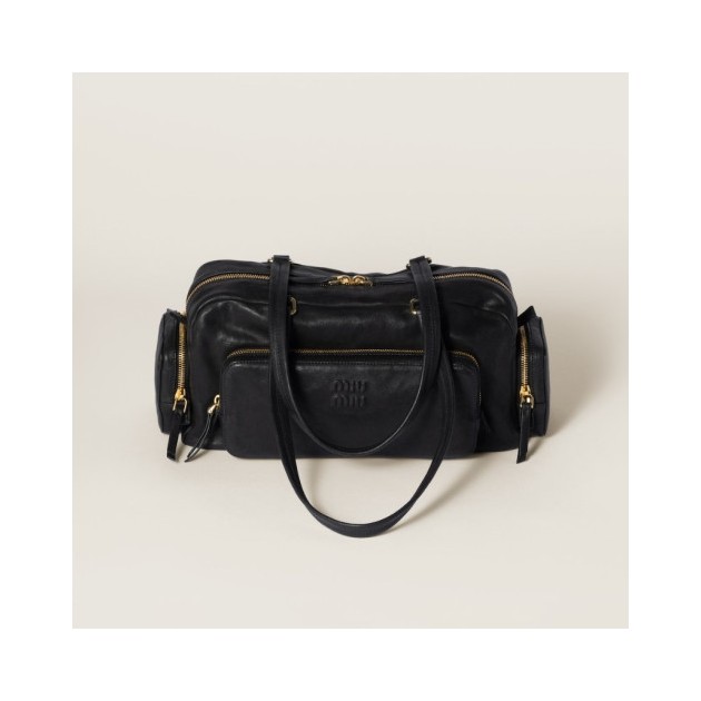 MIUMIU 미우미우 워싱 나파 가죽 포켓백 5BB175 2COLOR