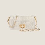 MIUMIU 미우미우 크리스털 나파 가죽 및 크리스털 미니백 5BP079