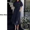 MIUMIU 미우미우 줄리 카라 원피스 3COLOR
