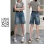 LOEWE 로에베 자수 투톤 청바지