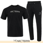 ARCTERYX 아크테릭스 레터링 로고 반팔 & 긴바지 셋트