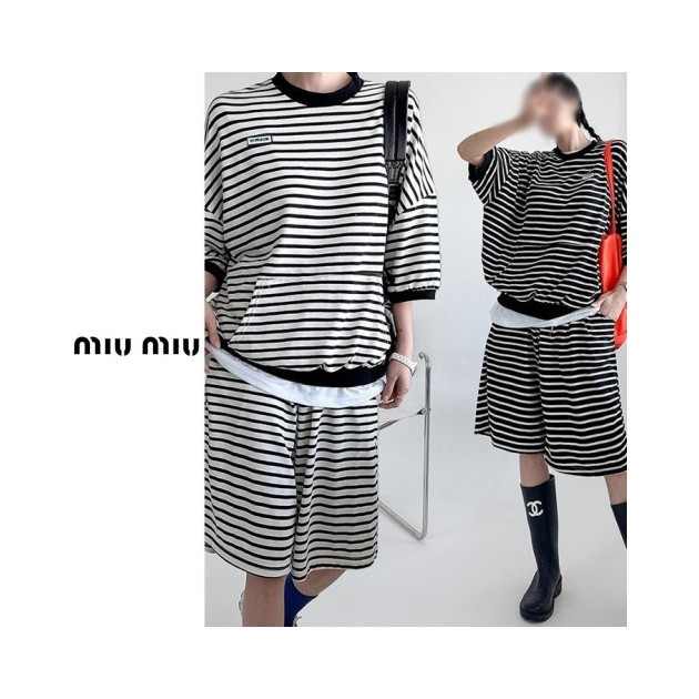 MIUMIU 미우미우 꾸러기 반바지 세트