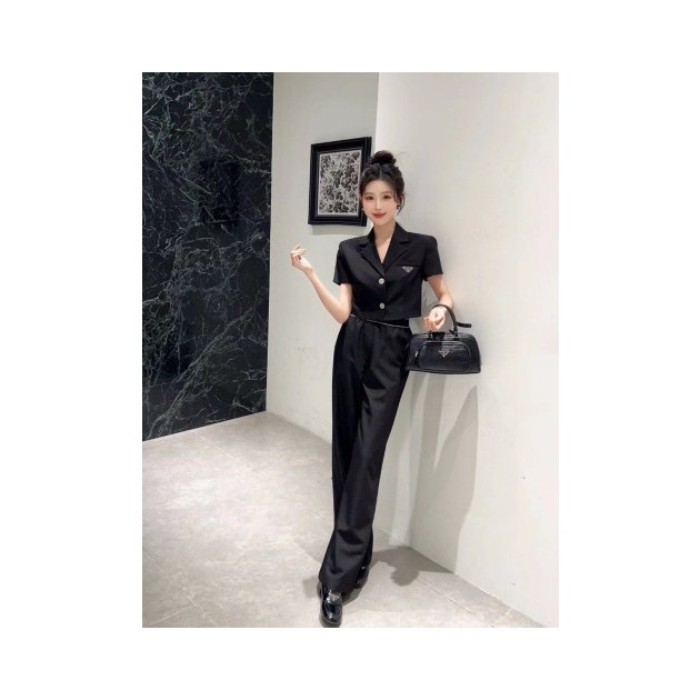 PRADA 프라다 바지 반팔 마이 셋트