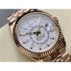 ROLEX 로렉스 스카이드웰러 화이트 다이얼 로즈골드 금통 쥬빌레 42mm