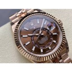 ROLEX 로렉스 스카이드웰러 초코 다이얼 로즈골드 금통 쥬빌레 42mm