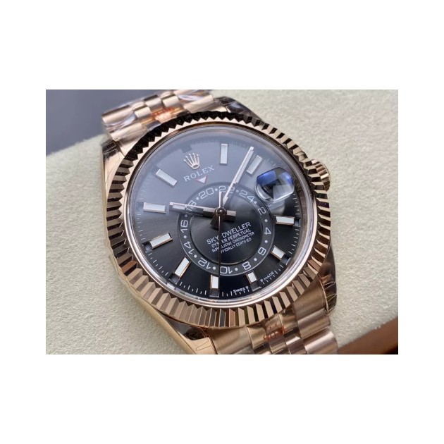 ROLEX 로렉스 스카이드웰러 그레이 다이얼 로즈골드 금통 쥬빌레 42mm