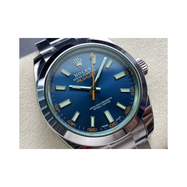 ROLEX 로렉스 밀가우스 청판 다이얼 SS 브레이슬릿 40mm