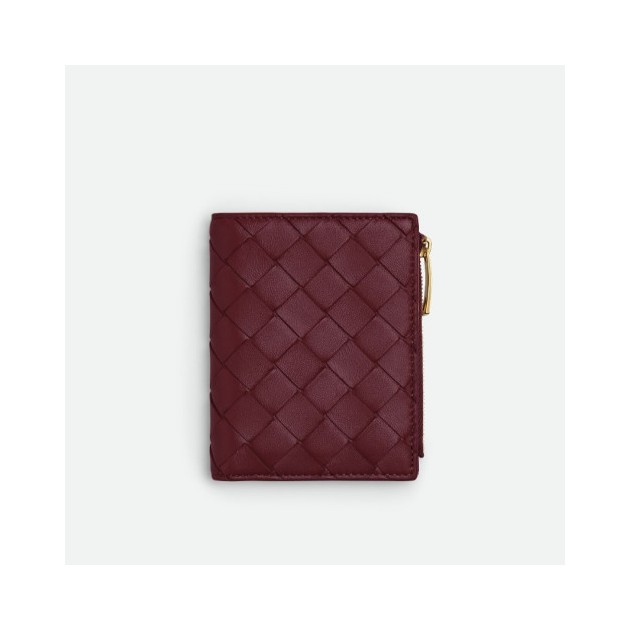 BOTTEGA VENETA 보테가베네타 스몰 인트레치아토 폴더형 지갑 742330