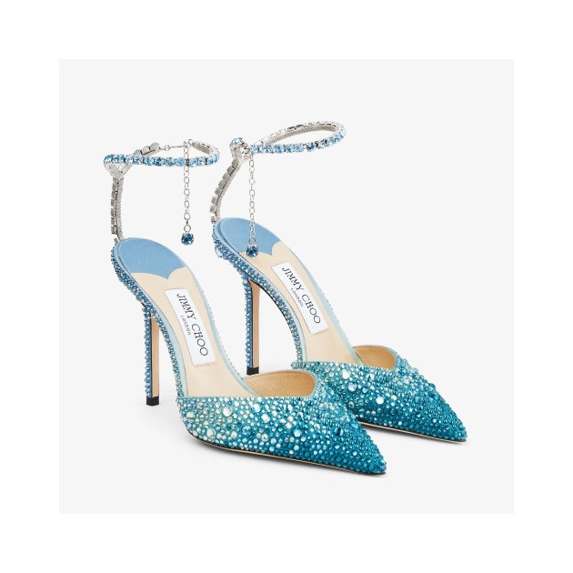 JIMMY CHOO 지미추 여성용 구두 Saeda 100 굽높이 10cm